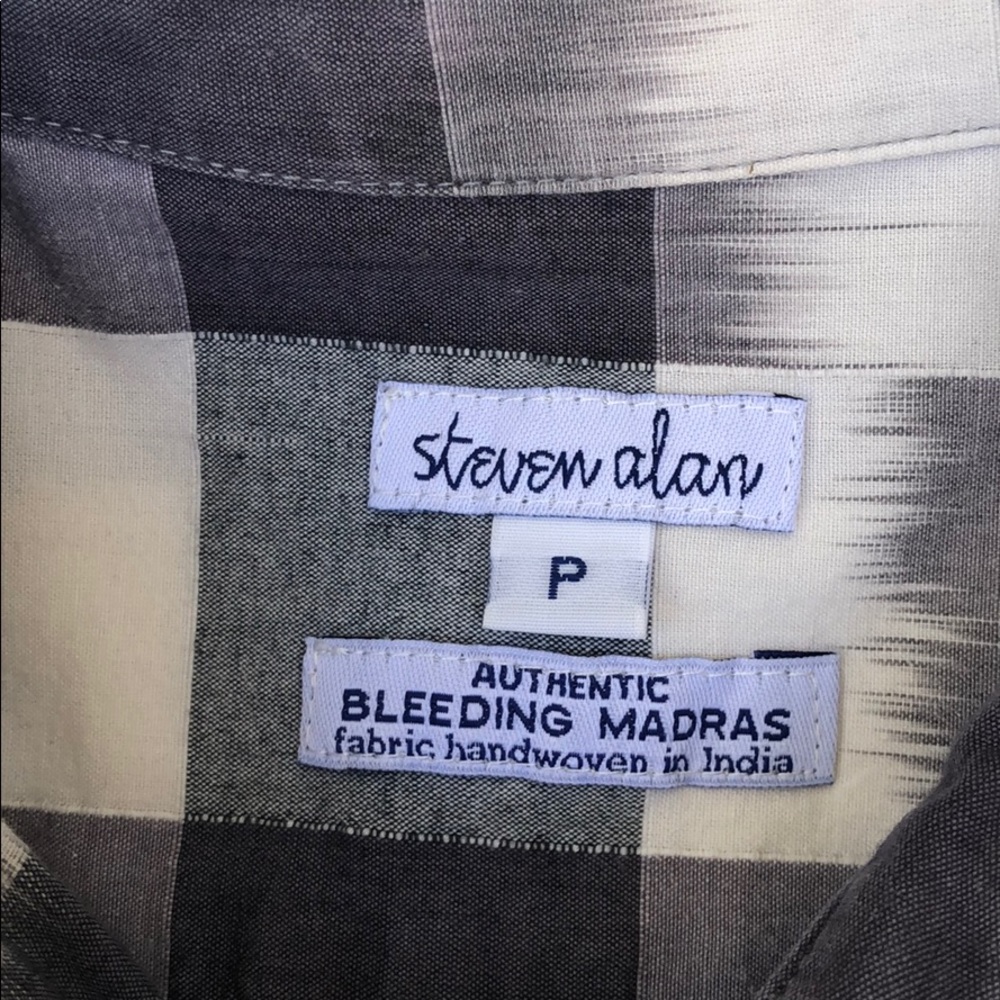 Steven Alan Reverse Weave Plaid Button Shirt - image 2